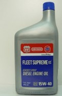    -  - Conoco Fleet Supreme Energy Conserving Heavy Duty Motor Oil